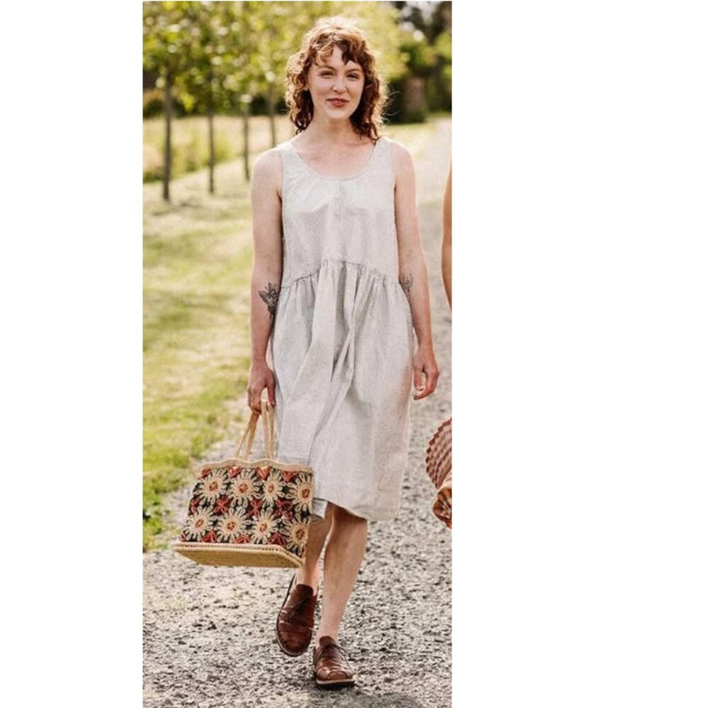 Metta Melbourne Striped Waterfall Dress